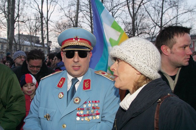 Demonstrantka Milena Zupančič
