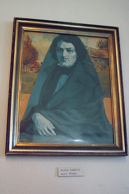 Prešeren in Mona Lisa v Marčetovi izvedbi