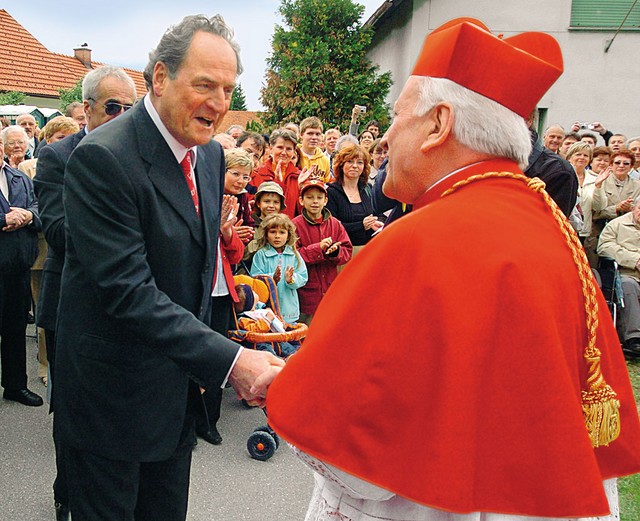 Ivan Zidar je junija letos v kardinalovi Rodici pričakal Franca Rodeta