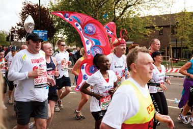 SIR RICHARD BRANSON, LONDON VIRGIN MARATHON 