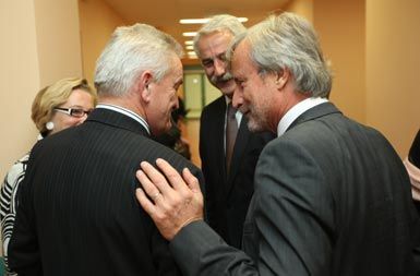 Minister Borut Miklavčič in njegov možni naslednik Rajko Kenda