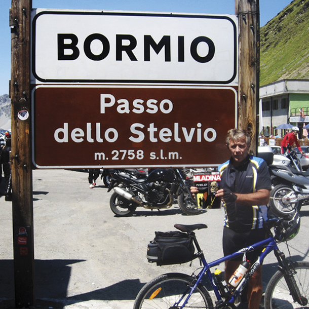 Kolesarjenje po Dolomitih, prelaz Stelvio, Italija / Foto Luka Lapanja