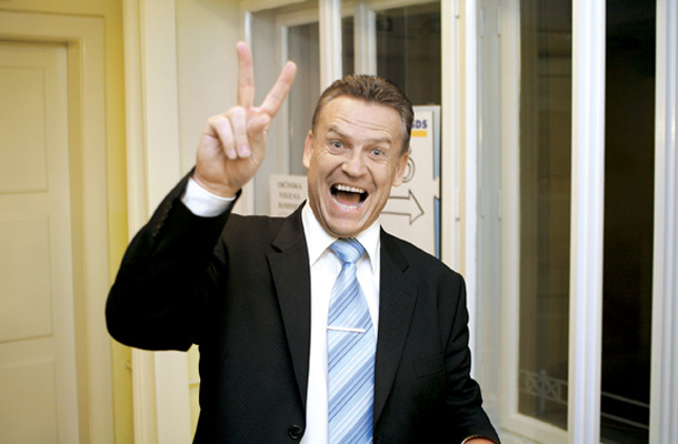 Pavel Rupar na volitvah za župana Tržiča leta 2006
