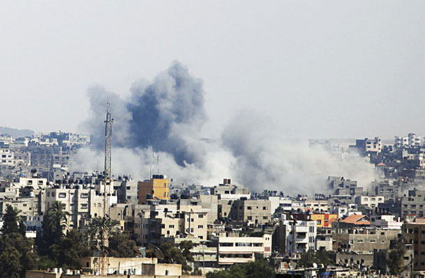 Izraelske bombe v Gazi