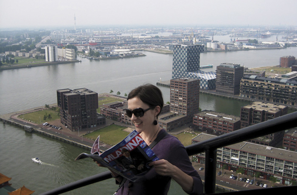 S stolpa Euromast, Rotterdam, Nizozemska / Foto Tina Zaplotnik