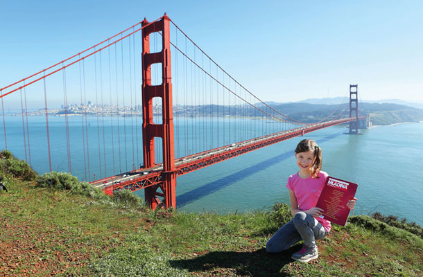 Vesna pred Golden Gatom, San Francisco, ZDA / Foto Aleksander
