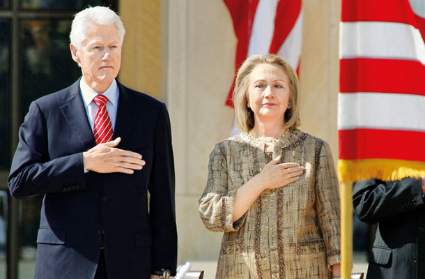 Bill in Hillary Clinton, nekdanji in bodoča predsednica ZDA?