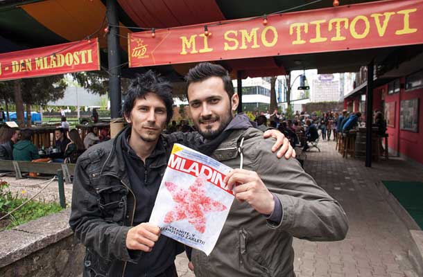 Matic Zorman (SLO), Midhat Poturovic (BiH), Caffe Tito, Sarajevo, BiH / Foto Erik Valenčič
