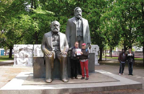 Marx in Engels, Berlin, Nemčija / Foto NPP