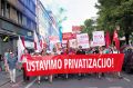 Shod proti privatizaciji v Ljubljani
