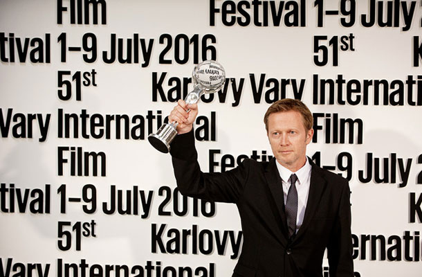 Damjan Kozole, nagrajenec za režijo celovečernega filma Nočno življenje, Filmski festival Karlovy Vary IFF 2016 