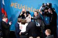 Foto tedna: Pogovor premiera Mira Cerarja, predsednika evropske komisije Jean-Clauda Junckerja in evropske komisarke Violete Bulc z mladimi o prihodnosti EU, Festivalna dvorana, Ljubljana