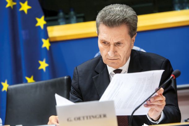 (Ne) primerni kandidat za podpredsednika evropske komisije Günther Oettinger 