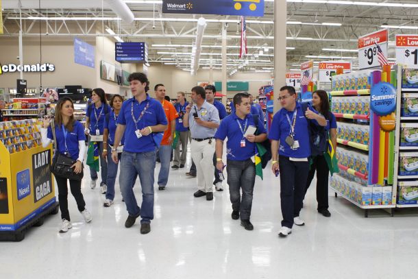 Staff in Walmart