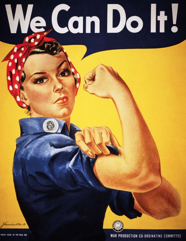 redelava plakata Howarda Millerja We can do it iz leta 1943