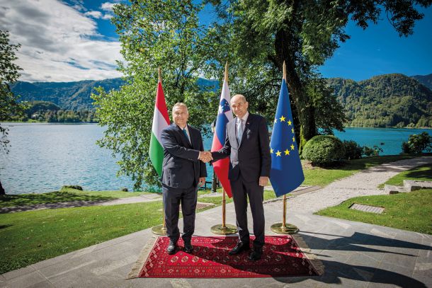 Ko boš prišel na Bled: Viktor Orbán in Janez Janša na strateškem forumu
