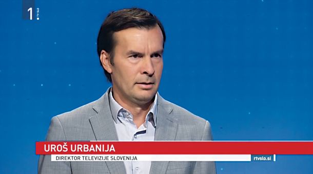 Direktor TV Slovenija Uroš Urbanija, ki je v času tretje Janševe vlade vodil Ukom