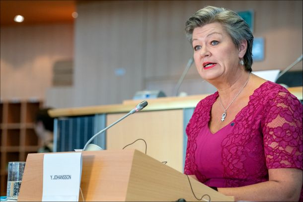Evropska komisarka za notranje zadeve Ylva Johansson