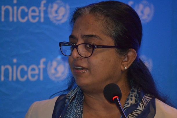 Vidhya Ganesh, direktorica Oddelka za analizo podatkov, načrtovanje in spremljanje pri Skladu ZN za otroke (Unicef).