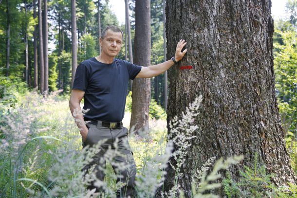 Damjan Oražem, nekdanji direktor Zavoda za gozdove Slovenije, ki je bil v času  Janševe vlade nezakonito razrešen 