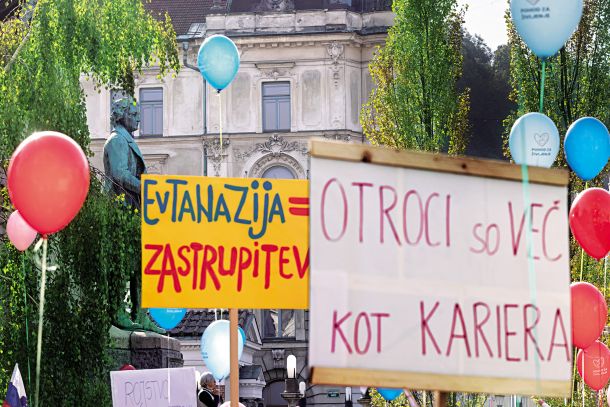 Pohod za življenje in za prepoved splava. Ljubljana, 7. oktober 2023