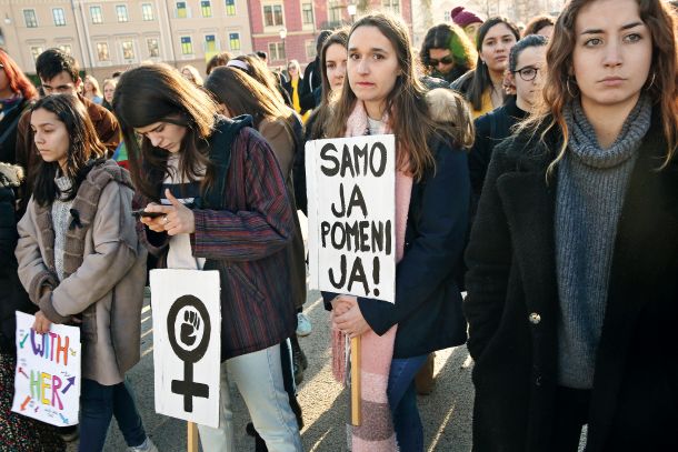 Eden od protestov zoper nasilje nad ženskami