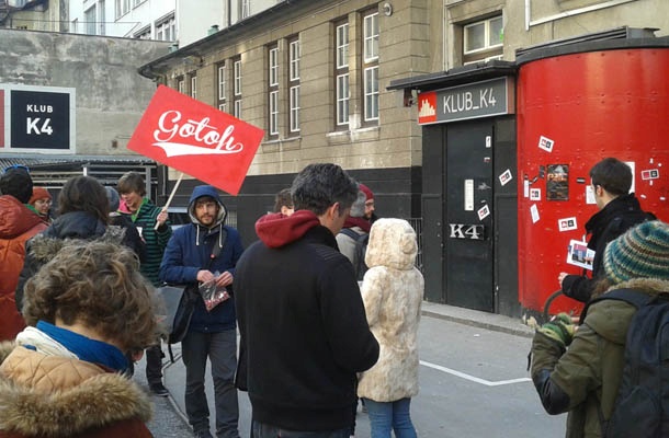 Protest proti zaprtju K4 marca letos