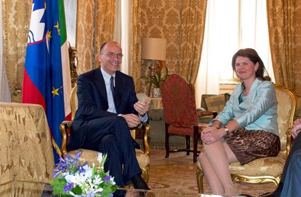 Letta in Bratuškova sta se danes prvič v zgodovini sešla s predstavniki slovenske in italijanske manjšine.