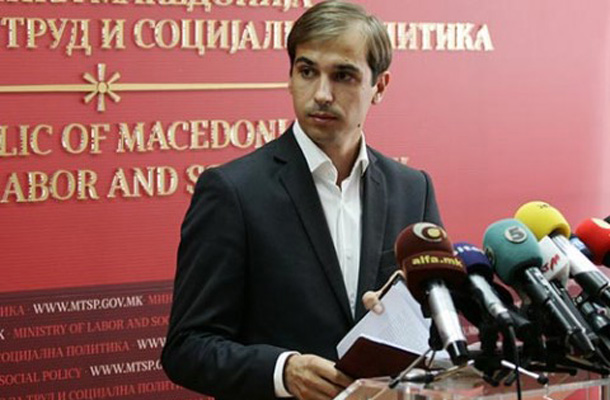 Makedonski minister za socialno politiko Dime Spasov.