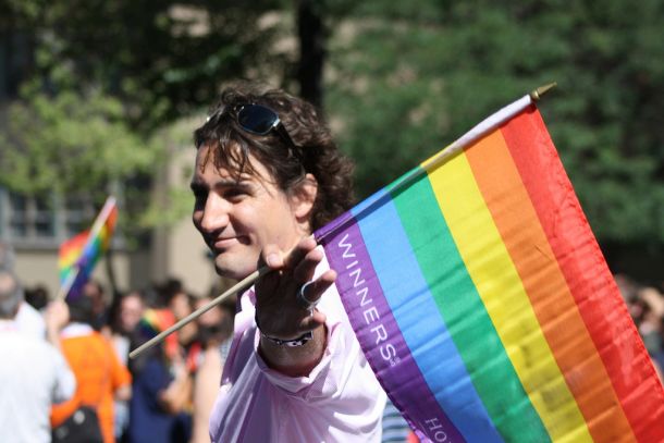 Justin Trudeau na kanadski paradi ponosa