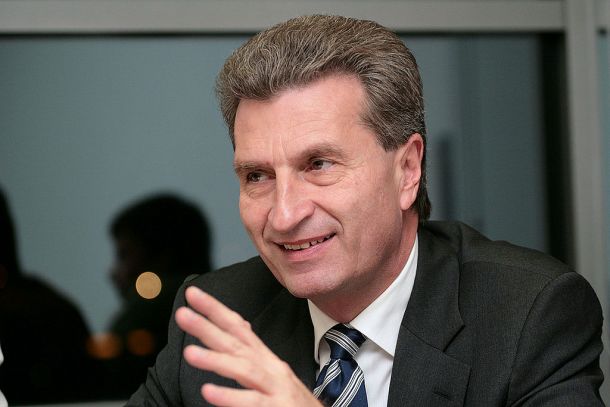 Günther Oettinger, evropski komisar