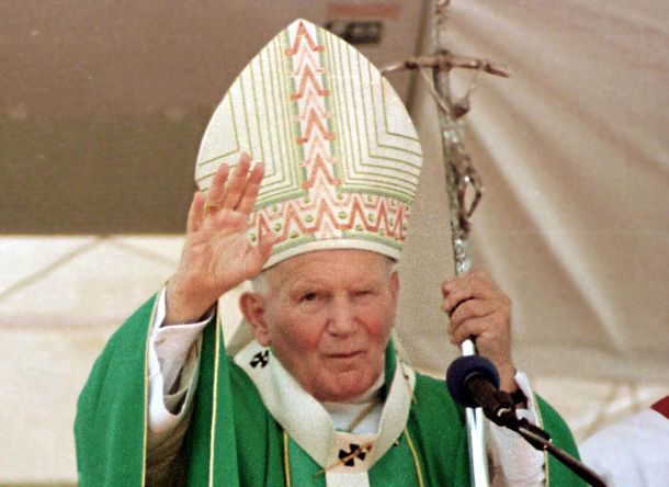 Papež Janez Pavel II. v Braziliji leta 1997