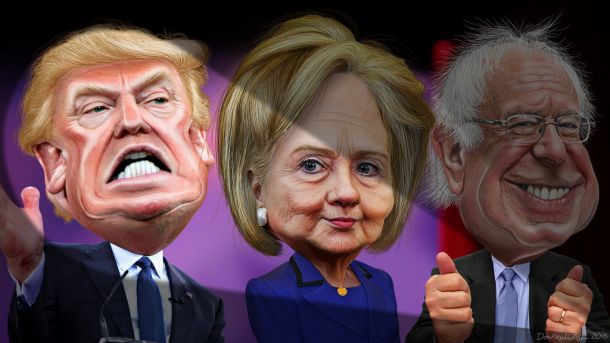 V tekmi za predsednika ZDA ostajajo: Donald Trump, Hillary Clinton in Bernard Sanders 