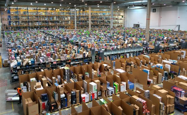 Amazonovo skladišče v Madridu