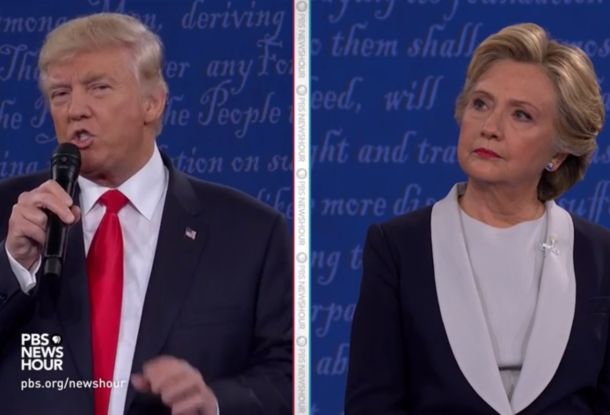 Donald Trump vs. Hillary Clinton, drugič