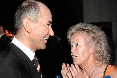 Janez Janša in Angelca Likovič, ko sta se še dobro razumela ...