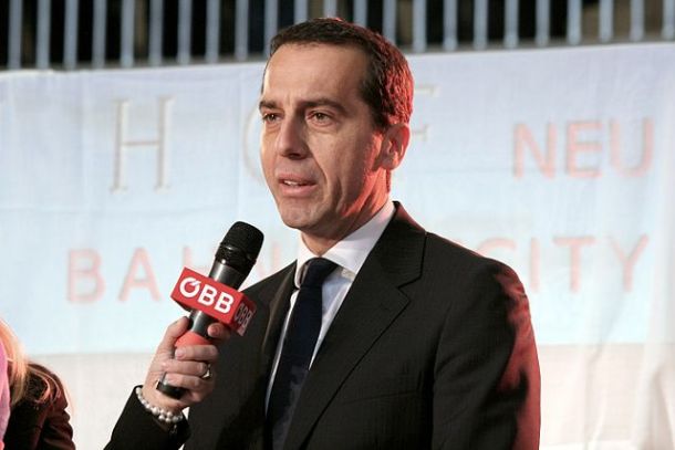 Christian Kern iz avstrijske socialdemokratske stranke 