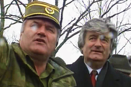 Ratko Mladić in Radovan Karadžić