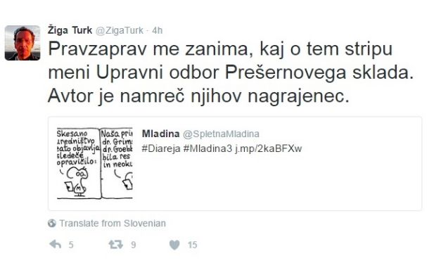  Zaradi Diareje se je oglasil tudi Žiga Turk, nekdanji superminister Janeza Janše