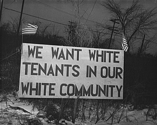 Se je od leta 1967 sploh kaj spremenilo? Napis iz tistih časov pravi, da želijo v belski soseski le belske podnajemnike ... 
