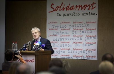 Dušan Keber je predstavil program stranke