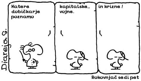 Rokovnjač sedi pet