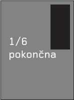 1/6 pokončno