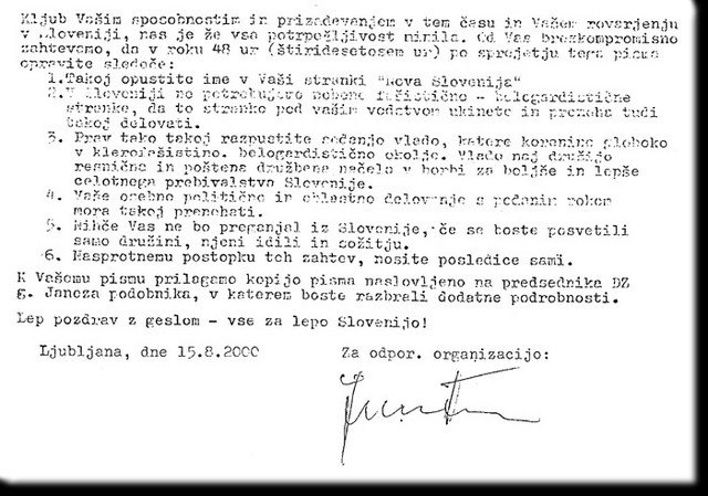 Iz pisma Andreju Bajuku