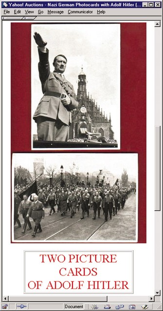 Hitlerjeve razglednice so iskano blago med ljubitelji nacistične ideologije.