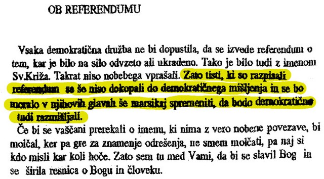 Oznanilo župnije Sv. Križ Podbočje