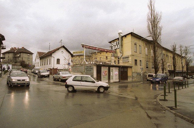Orto bar ob sedanji Grablovičevi ulici
