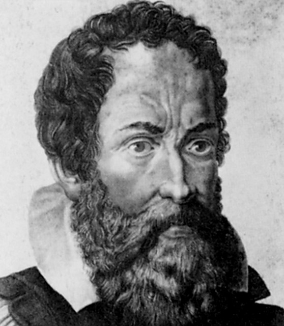 Galileo Galilei se mora po dolgotrajnem zasliševanju pred inkvizicijskem sodiščem v Rimu odpovedati nauku o gibanju zemlje okoli sonca