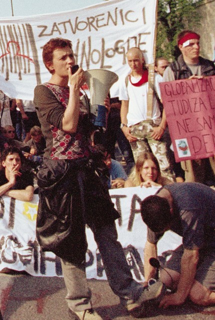 Andrej Pavlišič, aktivist UZI-ja