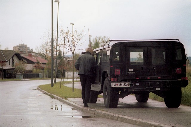 Ameriško terensko vozilo znamke Hummer in njegov lastnik Danilo Slivnik